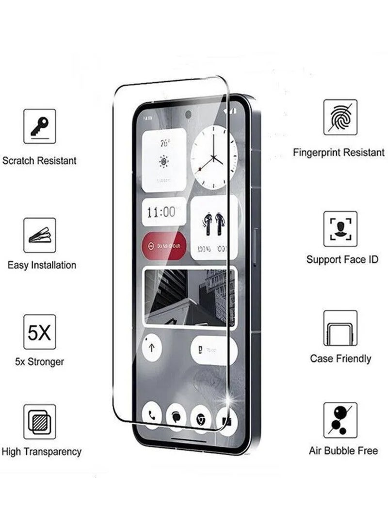 Nothing Phone 2 Screen Protector - Premium Full Screen Tempered Glass For Nothing Phone 2, High Transparency, Delicate Touch, Anti-Explosion, Smooth Arc Edges, Easy Installation - Image 3